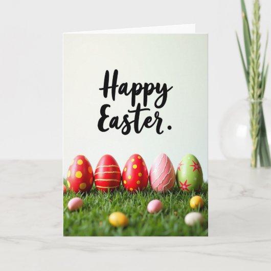 Carte de printemps à pois (Devant)