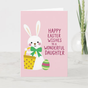 Carte de printemps avec un adorable lapin