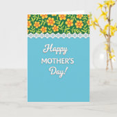 Carte de printemps Botanical Bliss (Fleur jaune)