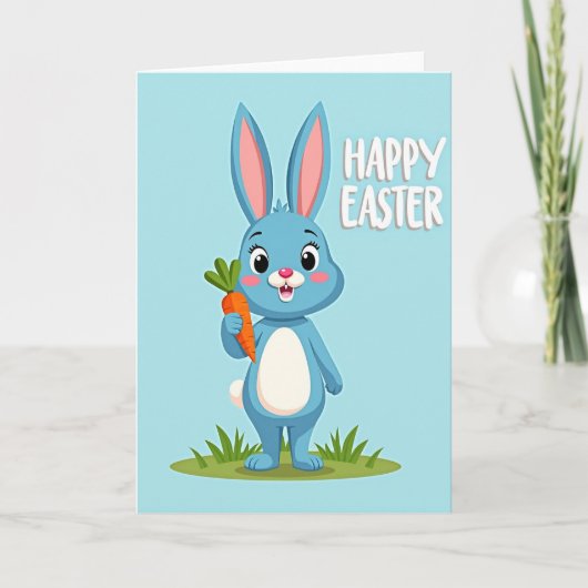 Carte de printemps Happy Hare (Devant)