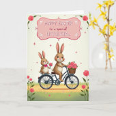 Carte de printemps joyeuse (Fleur jaune)