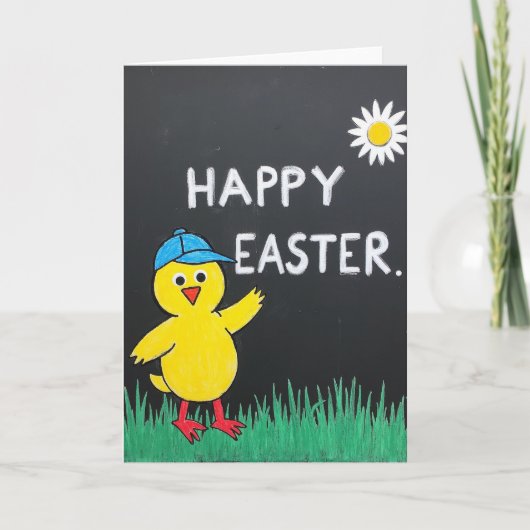 Carte de printemps joyeuse pour jeune oiseau (Devant)