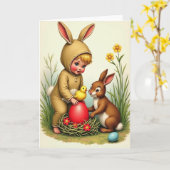 Carte de printemps Nouveaux Débuts (Fleur jaune)