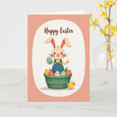 Carte de printemps Œuf Tacheté (Fleur jaune)
