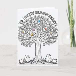 Carte de printemps pour grands-parents