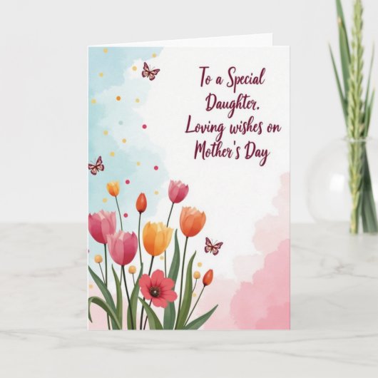 Carte de printemps pour la plus douce des mamans (Devant)
