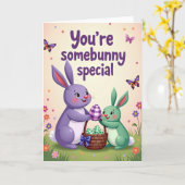 Carte de printemps spéciale Somebunny (Fleur jaune)