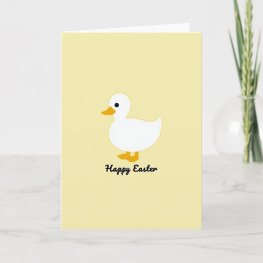 Carte de printemps Yellow Bird (Devant)