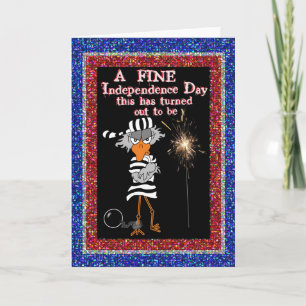 Carte de prison : quatre juillet