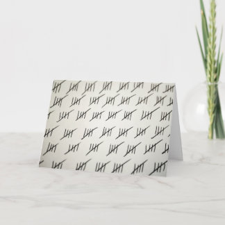 Carte de prisonnier - Comptage des jours