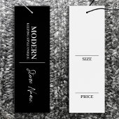 Carte de prix d'affichage à accrochage simple en n