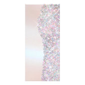 Carte de prix de feuille de parties scintillant ro (Dos)