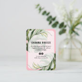 Carte de prix du produit Botanique Tropical Pink (Debout devant)