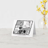 Carte de professeur amusante (Fleur jaune)