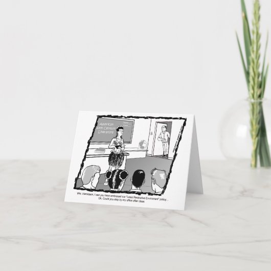 Carte de professeur amusante (Devant)