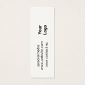 Carte de profil (Dos)