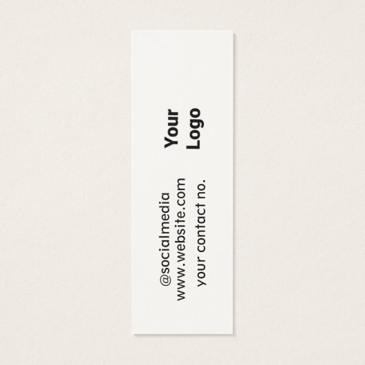 Carte de profil (Dos)