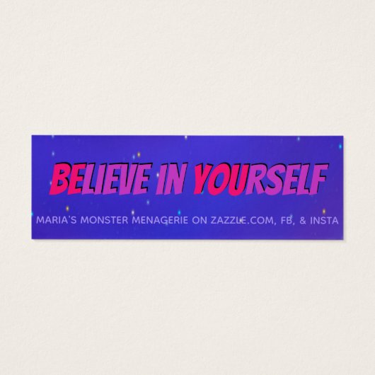 Carte de profil (Dos)