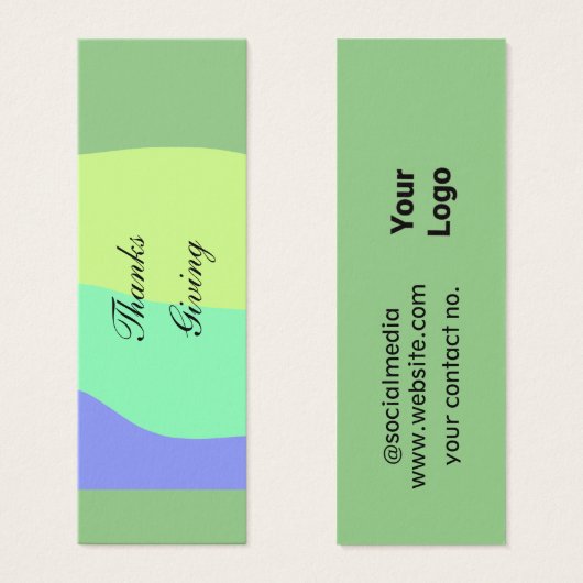 Carte de profil (Devant & derrière)