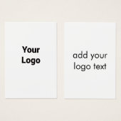 Carte de profil (Devant & derrière)