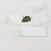 Carte de profil à quatre feuilles (Shamrock) (Devant / Derrière)