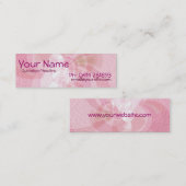 Carte de profil Abstrait_rose (Devant / Derrière)