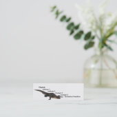 Carte de profil Alligator (Debout devant)