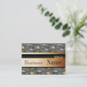 Carte de profil Arbre de commerce Noir Or 55 (Debout devant)