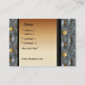 Carte de profil Arbre de commerce Noir Or 55 (Dos)