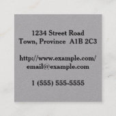 Carte de profil Architect (Dos)