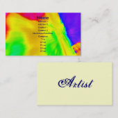 Carte de profil "Artist I" - Personnalisable (Devant / Derrière)