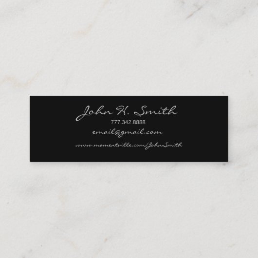 Carte de profil avec vos photos (Dos)