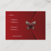 Carte de profil Beurre de velours rouge riche (Dos)