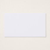 Carte de profil blanc fantôme (Dos)