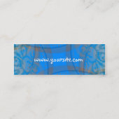 Carte de profil Blue Floralia (Dos)