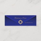 Carte de profil Business Rich Blue Velvet Jewel 2 (Devant)
