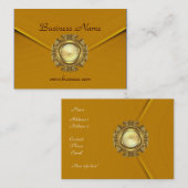 Carte de profil Business Rich Velvet Bijou en mout (Devant / Derrière)