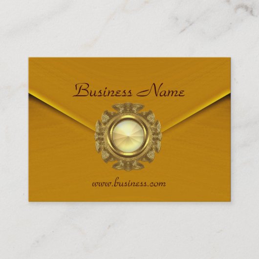 Carte de profil Business Rich Velvet Bijou en mout (Devant)