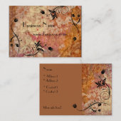 Carte de profil Business Rustic Old Paper (017P006 (Devant / Derrière)