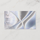 Carte de profil Business Silver Foil Pearl (Dos)
