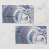 Carte de profil Business Silver Foil Pearl 2 (Devant / Derrière)