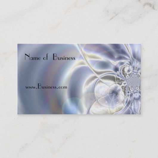 Carte de profil Business Silver Foil Pearl 2 (Devant)