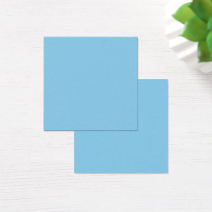 Carte de profil Carré bleu bébé