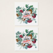 Carte de profil, carte de profil de taille Carré,  (Devant & derrière)