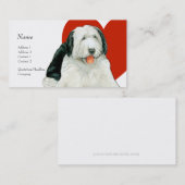 Carte de profil - chien de berger (Devant / Derrière)