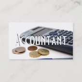 Carte de profil comptable I (Dos)