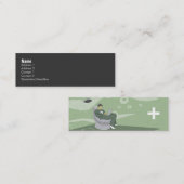 Carte de profil d'abrégé sur garçon de l'espace (Devant / Derrière)