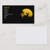 Carte de profil d'affaires (Devant / Derrière)