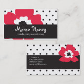 Carte de profil d'affaires de Meri (Devant / Derrière)