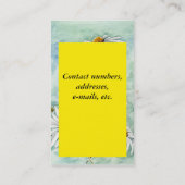 Carte de profil 'Daisies' (Dos)